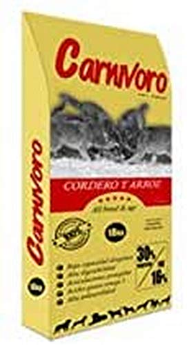 CARNIVORO Cordero y Arroz 15 kg