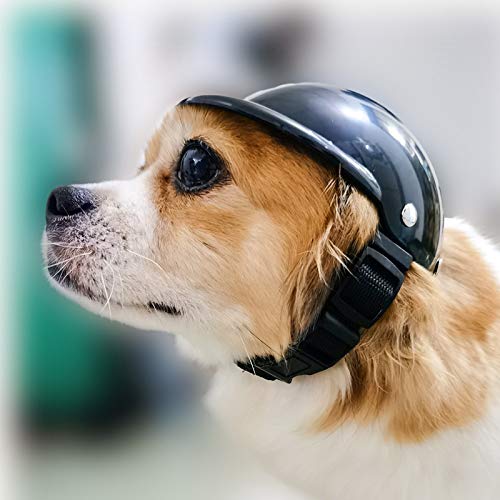 Casco para Perro, Casco, Sombrero De Color Sólido Accesorio De Sombrero Ajustable para Mascota De Perro