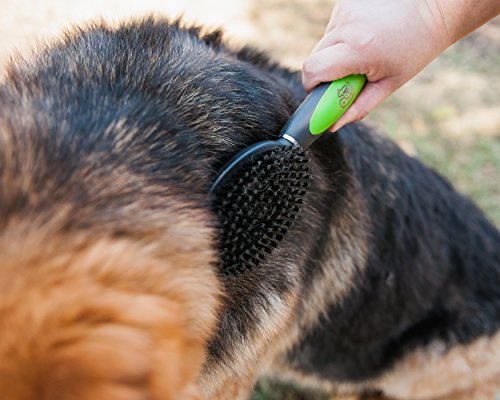 Cepillos para mascotas [juego de 3] Peine deslanador y peine quitanudos - Eliminan el 95% de la capa interna muerta y pelos sueltos. Para perros, gatos y otras mascotas de pelo largo y corto