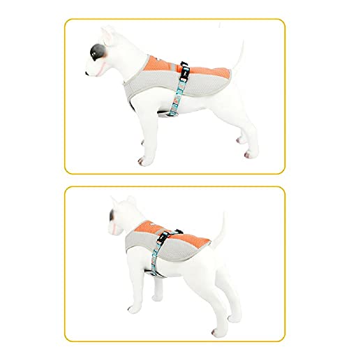 Chaleco de refrigeración para Perros Arnés Chaleco de refrigeración para Cachorros al Aire Libre Seguridad Reflectante Abrigo de Caza de Mascotas a Prueba de Sol S-XL