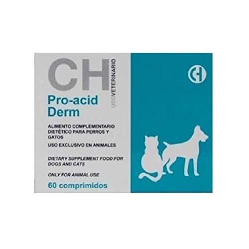 Chemical Pro Acid Derm para la caída de Pelo en Perros y Gatos - 60 Comprimidos