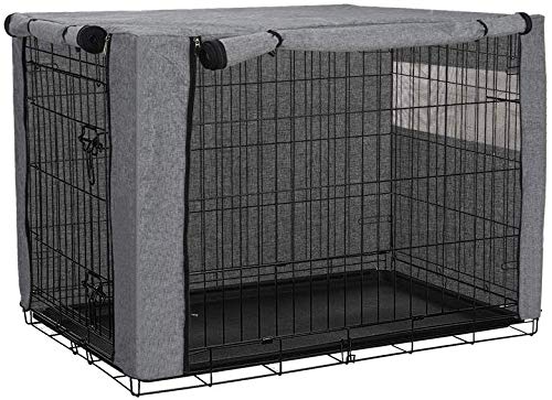 chengsan Cubierta de cajón para perro, duradera y resistente al viento, cubierta de jaula para mascotas proporcionada para la protección interior y exterior (48 pulgadas, cajón no incluido)