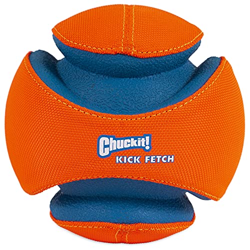 Chuckit! 251101 Kick Fetch Balón de Fútbol para Perros, S