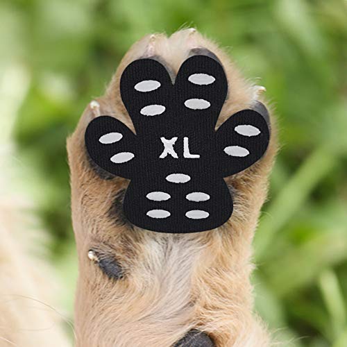 Cizen Almohadilla protectora de patas para evitar el deslizamiento del perro, reemplazo de zapatos autoadhesivos para perros [20 piezas] [extra grande]