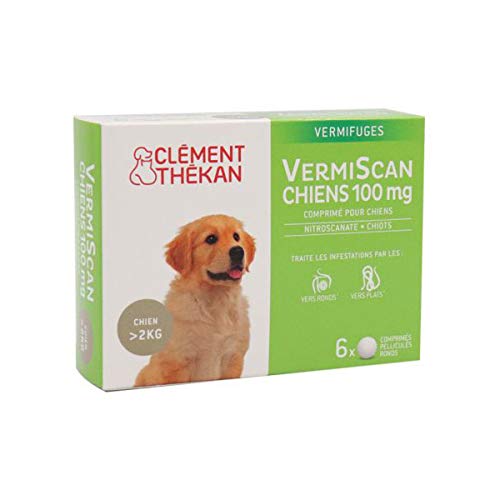 Clément Thékan Vermiscan - Perro y perros <2 kg 6 comprimidos