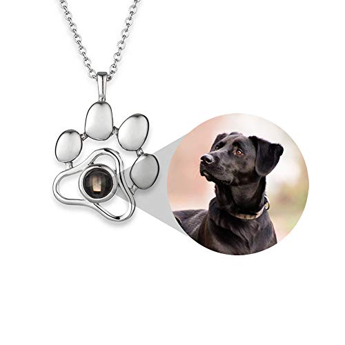 Collar conmemorativo para mascotas – Imagen personalizada para mascotas – Colgante de foto personalizado – Regalo de simpatía para los amantes de las mascotas – en memoria de perro o gato