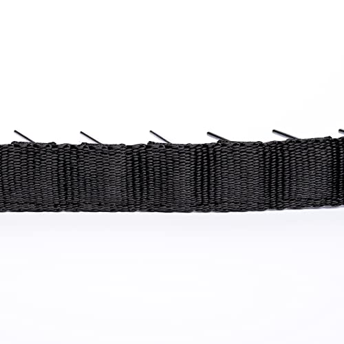 Collar de Fuerza SK9 con púas de Acero Cromado y Hebilla Metálica. para Adiestramiento, Antitirones (56 cm)