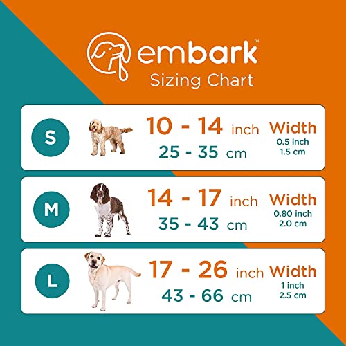 Collar de perro Urbano Embark, divertido, vibrante, bonito, fuerte y duradero para perros pequeños, medianos y grandes (AZTEC, grande)