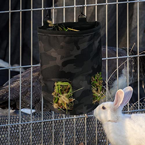 Conejo Es Alimentador Comedero para Conejos Bolsa De Almacenamiento para Comedero De Heno Colgante para Animales Pequeños Chinchilla Hamster
