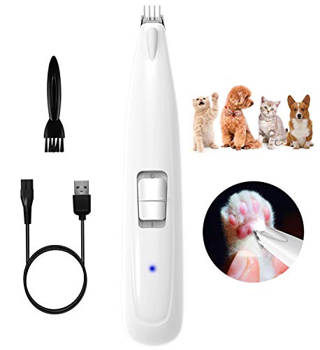 Cortadora de pelo para mascotas Afeitadora eléctrica para mascotas Afeitadora de pelo para perros y gatos Recargable