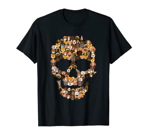 Cráneo de perro - Disfraz de esqueleto de cachorro Camiseta