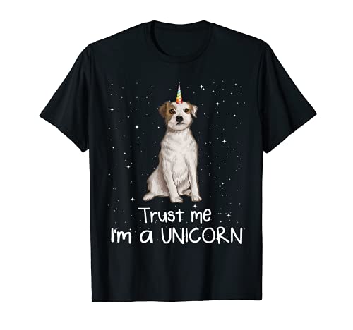 Créeme Soy Un Perro Unicornio Parson Russell Terrier Camiseta