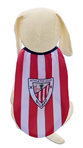CYP BRANDS-SH-01M-AC Camiseta para Perro - Talla M- Athletic Club, Color rojo/blanco, M (1)