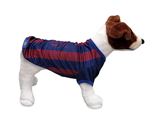 CYPBRANDS FC Barcelona SH-01S-BC Camiseta para Perro, Talla S
