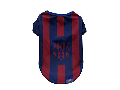 CYPBRANDS FC Barcelona SH-01S-BC Camiseta para Perro, Talla S