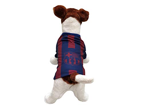 CYPBRANDS FC Barcelona SH-01XXS-BC Camiseta para Perro, Talla XXS