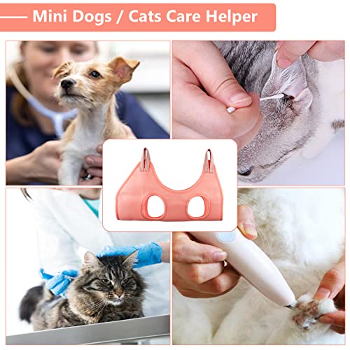 DaizySight Kit de Suministros de Hamaca para Mascotas, para Gatos, Cachorros pequeños y Mini Perros, tamaño: XS, arnés para Colgar para Recortar uñas, Tabla de Aseo para Mascotas