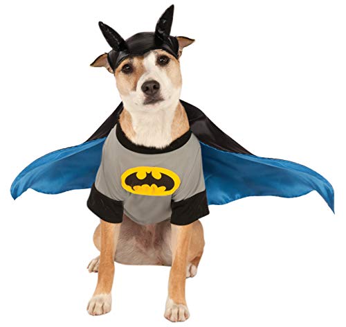 DC Comics - Disfraz de Batman para mascota, Talla M perro (Rubie's 887835-M)