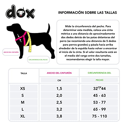 DDOXX Arnés Perro Step-In Air Mesh, Ajustable, Acolchado | Muchos Colores & Tamaños | para Perros Pequeño, Mediano y Grande | Accesorios Gato Cachorro | Rosado Pink, M