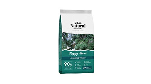 DIBAQ NATURAL MOMENTS Puppy Maxi. Pienso Natural para Perros Cachorros y Madres de Razas Grandes. 15 Kg.