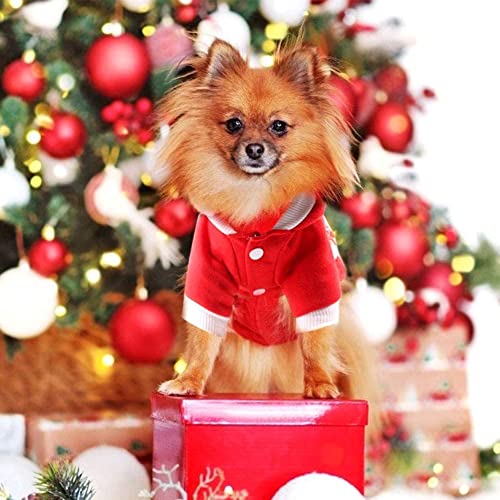 Disfraz de Navidad para Mascotas Perro gato traje de Navidad Nesloonp Ropa para Mascotas Navidad Ropa Perros Navidad mascota cálido otoño invierno abrigo perro gato sudadera con capucha