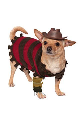 Disfraz para mascota - Freddy Krueger, perro talla L