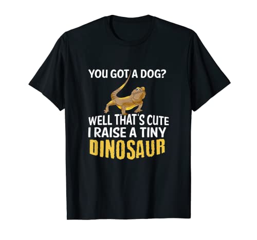Divertido dragón barbudo gráfico Pet Lizard Lover reptil regalo Camiseta