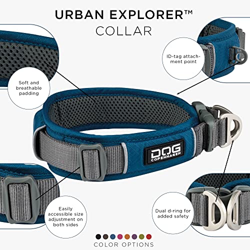 DOG Copenhagen Hundehalsband V2 Urban Explorer Collar Ocean Blue Talla L/XL
