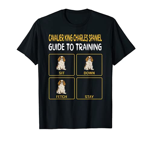 Entrenamiento Perro Gracioso Cavalier King Charles Spaniel Camiseta