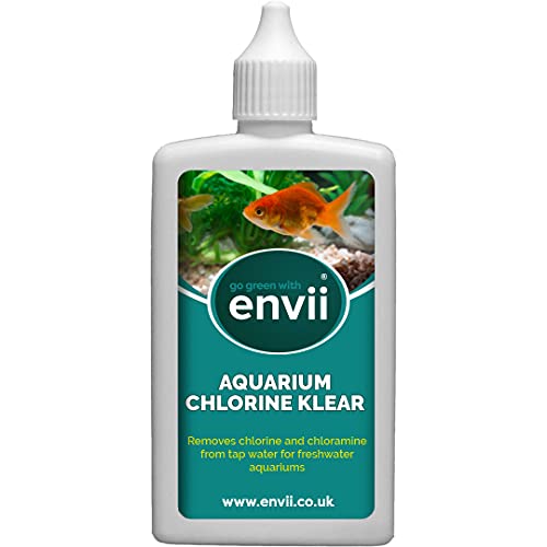 Envii Aquarium Chlorine Klear – Acondicionador de agua de acuario que convierte el agua del grifo en agua saludable – trata 2,500 L