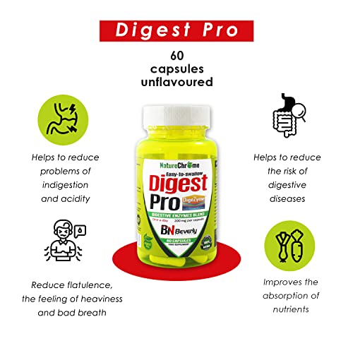 Enzimas digestivas. Digest PRO 60. Enzimas digestivas potentes para una mejor digestión. Digest Pro es un complejo enzimático patentado (DigeZyme®) de origen vegetal. Cada bote contiene 60 cápsulas.