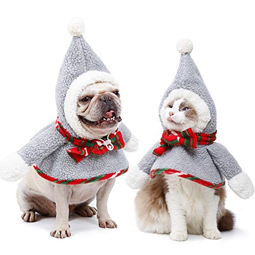 ETOPARS Navidad Muñeco de Nieve Ropa para Perros, Trajes de Navidad para Perros, Vestido de Navidad para Mascotas para Navidad, Fiesta, Cumpleaños