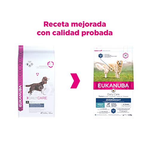 EUKANUBA Daily Care Alimento seco para perros con sobrepeso y esterilizados, bajo en grasa, 2 kg