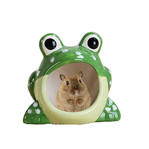 EWDF Hábitat de cerámica nido de hámster nido de mascotas de cerámica para refrigeración y disipación de calor en verano Suministros para mascotas adecuados para gerbos y mascotas pequeñas estilo 3