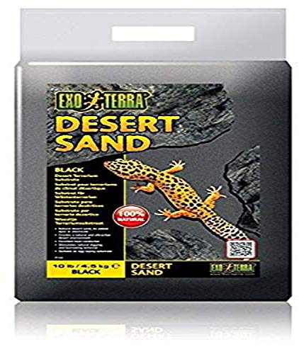 EXO TERRA Arena del Desierto, Color Negro - 4,5 kg