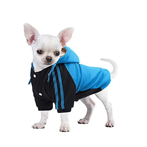 FEimaX Sudadera con Capucha Cálido para Perros Pequeños Mascotas Ropa de Invierno Cachorro Abrigo Chaqueta Suave Camiseta para Perro Gato Chihuahua