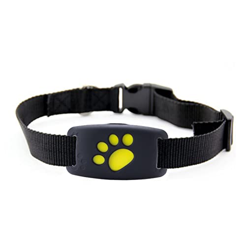 Foecy Localizador GPS para Mascotas, Dispositivo Anti-perdida para Mascotas, Collar rastreador Impermeable para Perros con GPS, Dispositivo Sensor inalámbrico Anti-perdida Posicionamiento GPS + LBS