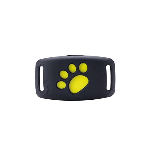 Foecy Localizador GPS para Mascotas, Dispositivo Anti-perdida para Mascotas, Collar rastreador Impermeable para Perros con GPS, Dispositivo Sensor inalámbrico Anti-perdida Posicionamiento GPS + LBS