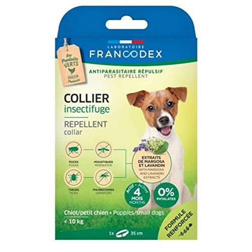 Francodex Francodex Collar Repelente Perro -10 Kg 35 Cm