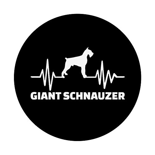 Frecuencia del Schnauzer gigante PopSockets Agarre y Soporte para Teléfonos y Tabletas