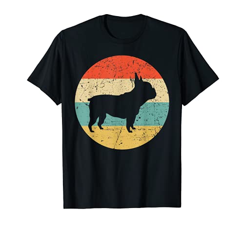 Frenchie Dogs Retro French Bulldog Dog Owner Camiseta