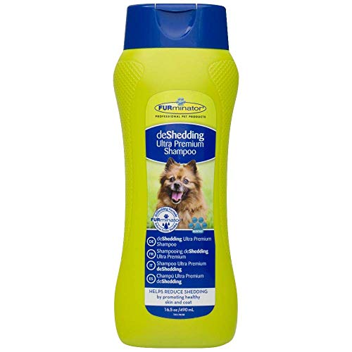 FURminator Champú deShedding Ultra Premium para perros, 490 ml
