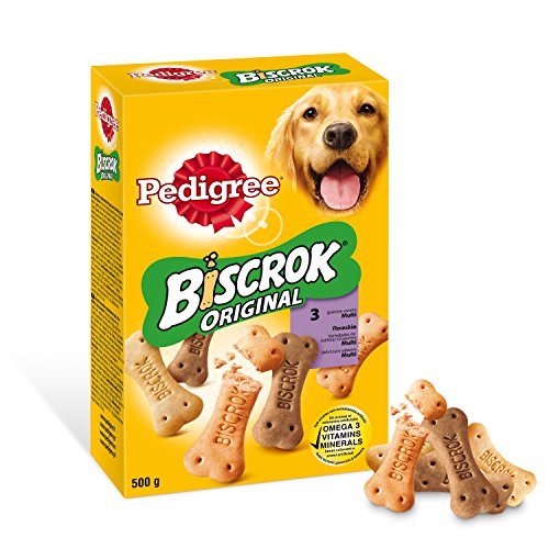 Galletas Biscrock para perros para mimar 500g | [Pack de 12]