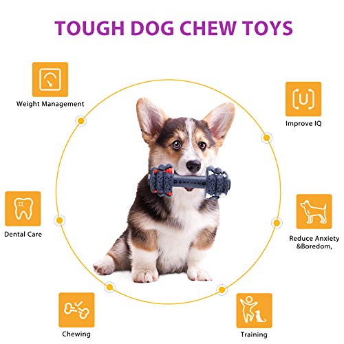 G.C Juguetes para Masticar Perros Resistentes Interactivos Juguetes para Mascotas de Caucho Natural para Perros Medianos y Grandes
