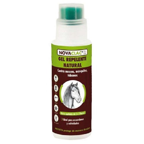 Gel repelente moscas natural para caballos y perros Novaclack R 200 Ml
