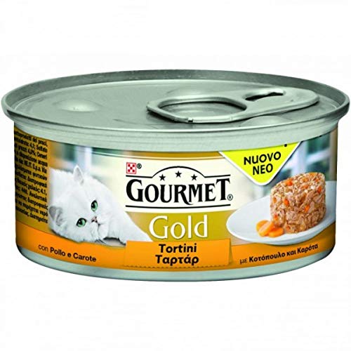 GOURMET GOLD Tartelette Pollo y Zanahoria 24*85 gr