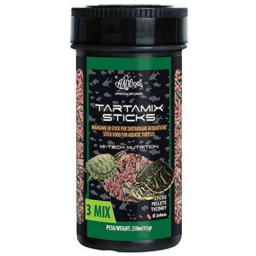 Haquoss Tartamix Sticks - Alimento para tortugas acuaticas, 250 ml/65 gr