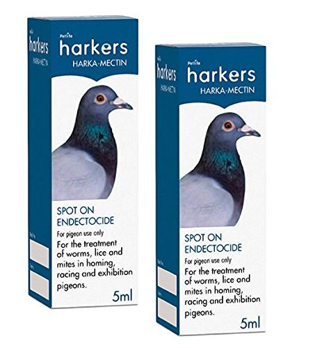 Harkers X2 Harkamectin 5ml para parásitos externos e internos de palomas