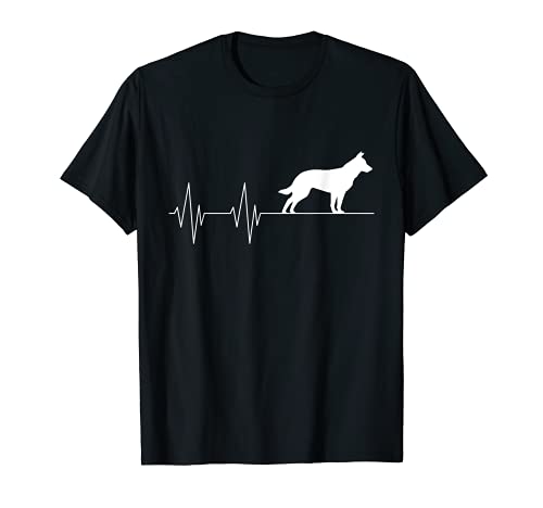 Heartbeat para amantes de los perros para dueños de mascotas Camiseta