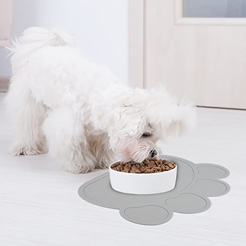Heveer Alfombrilla para Comedero Perros Gatos Alfombrilla de Silicona Tapetes Comer para Mascota Antideslizante Impermeable
